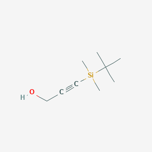 molecular formula C9H18OSi B179952 3-tert-Butyldimethylsilyl-2-propyn-1-ol CAS No. 120789-51-7