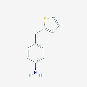 molecular formula C11H11NS B179958 4-(Thien-2-ylmethyl)aniline CAS No. 129136-65-8