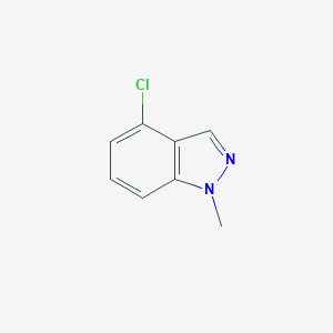 molecular formula C8H7ClN2 B179961 4-Chloro-1-methyl-1H-indazole CAS No. 162502-53-6