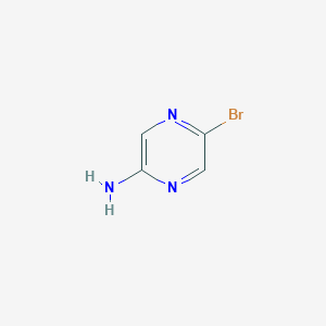 molecular formula C4H4BrN3 B017997 2-氨基-5-溴吡嗪 CAS No. 59489-71-3