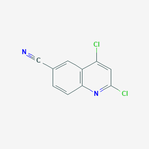 molecular formula C10H4Cl2N2 B179974 2,4-Dichloroquinoline-6-carbonitrile CAS No. 150453-93-3
