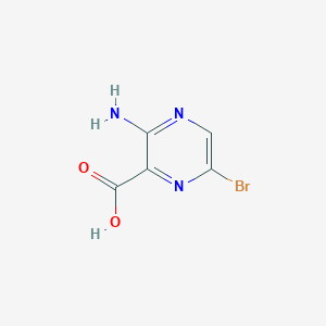 molecular formula C5H4BrN3O2 B017998 3-Amino-6-bromopyrazine-2-carboxylic acid CAS No. 486424-37-7