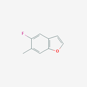 molecular formula C9H7FO B179984 5-Fluoro-6-methylbenzofuran CAS No. 199391-67-8