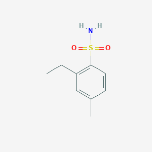 molecular formula C9H13NO2S B179989 2-Ethyl-4-methylbenzenesulfonamide CAS No. 199590-68-6