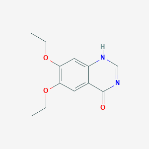 molecular formula C12H14N2O3 B179993 6,7-diethoxyquinazolin-4(3H)-one CAS No. 179246-15-2