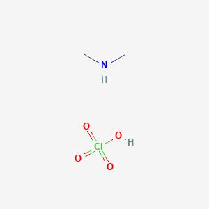 molecular formula C2H8ClNO4 B180001 N-Methylmethanamine;perchloric acid CAS No. 14488-49-4