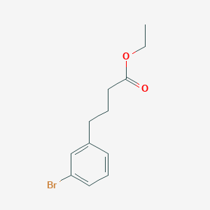 molecular formula C12H15BrO2 B180002 Ethyl 4-(3-bromophenyl)butanoate CAS No. 176088-58-7