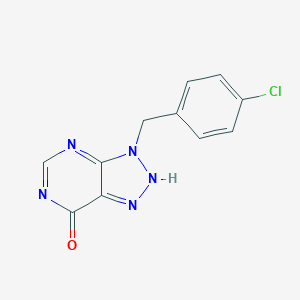 molecular formula C11H8ClN5O B180003 3-(4-chlorobenzyl)-3H-[1,2,3]triazolo[4,5-d]pyrimidin-7-ol CAS No. 132269-53-5