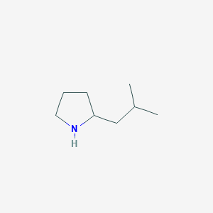 molecular formula C8H17N B180006 2-Isobutylpyrrolidine CAS No. 124602-03-5