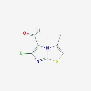 6-Chloro-3-methylimidazo[2,1-B][1,3]thiazole-5-carbaldehyde