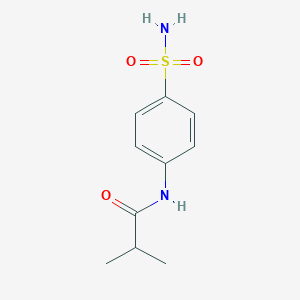 molecular formula C10H14N2O3S B180018 Propanamide, N-[4-(aminosulfonyl)phenyl]-2-methyl- CAS No. 114841-20-2