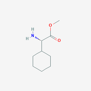 molecular formula C9H17NO2 B180021 Methyl (S)-2-amino-2-cyclohexylacetate CAS No. 145618-11-7