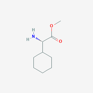 molecular formula C9H17NO2 B180021 Methyl (2S)-amino(cyclohexyl)acetate hydrochloride CAS No. 145618-11-7
