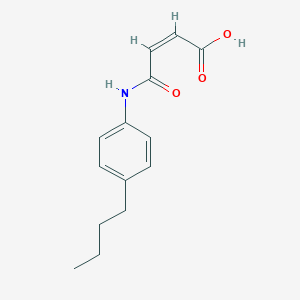 molecular formula C14H17NO3 B180024 (Z)-4-(4-butylanilino)-4-oxobut-2-enoic acid CAS No. 6953-82-8