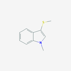 molecular formula C10H11NS B180032 1-methyl-3-(methylthio)-1H-indole CAS No. 116442-14-9