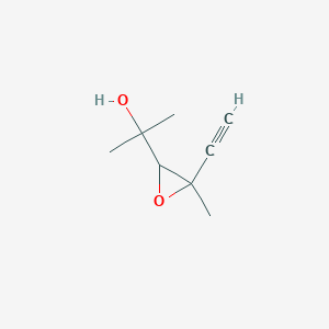 2-(3-Ethynyl-3-methyloxiran-2-yl)propan-2-ol