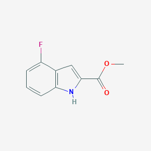 molecular formula C10H8FNO2 B180063 4-氟-1H-吲哚-2-羧酸甲酯 CAS No. 113162-36-0