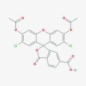 molecular formula C25H14Cl2O9 B180066 6-Carboxy-DCF DA CAS No. 144489-10-1