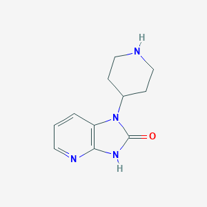 molecular formula C11H14N4O B180067 1-(Piperidin-4-yl)-1H-imidazo[4,5-b]pyridin-2(3H)-one CAS No. 185961-99-3