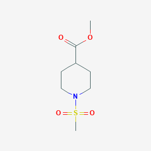 molecular formula C8H15NO4S B180071 Methyl 1-(methylsulfonyl)-4-piperidinecarboxylate CAS No. 320424-42-8