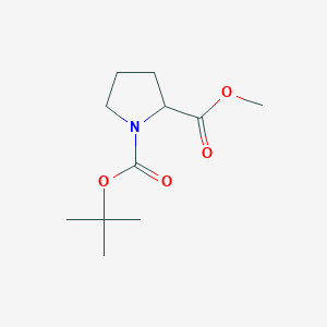 molecular formula C11H19NO4 B180073 1-Tert-butyl 2-methyl pyrrolidine-1,2-dicarboxylate CAS No. 145681-01-2