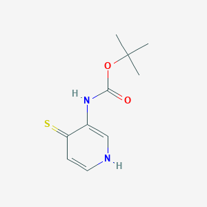 molecular formula C10H14N2O2S B180078 tert-Butyl (4-mercaptopyridin-3-yl)carbamate CAS No. 139460-10-9