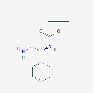 molecular formula C13H20N2O2 B180079 (R)-2-(Boc-amino)-2-phenylethylamine CAS No. 137102-65-9