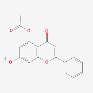 molecular formula C17H12O5 B180081 5-Acetoxy-7-hydroxyflavone CAS No. 132351-58-7