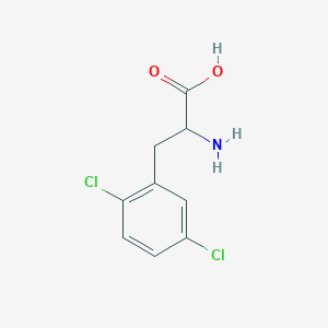molecular formula C9H9Cl2NO2 B180091 2-amino-3-(2,5-dichlorophenyl)propanoic Acid CAS No. 128833-95-4