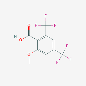 molecular formula C10H6F6O3 B180096 2-Methoxy-4,6-bis(trifluoromethyl)benzoic acid CAS No. 180134-15-0