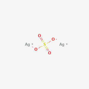 molecular formula Ag2SO4<br>Ag2O4S B180099 Silver sulfate CAS No. 14125-27-0