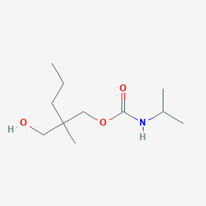 molecular formula C11H23NO3 B018010 2-(Hydroxymethyl)-2-methylpentyl isopropyl-carbamate CAS No. 25462-17-3
