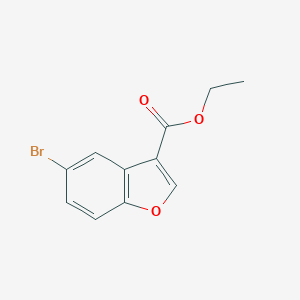 molecular formula C11H9BrO3 B180100 Ethyl 5-bromobenzofuran-3-carboxylate CAS No. 137242-41-2