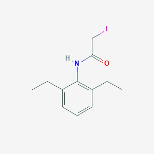 molecular formula C12H16INO B180117 Acetamide, N-(2,6-diethylphenyl)-2-iodo- CAS No. 145143-46-0