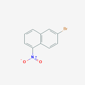 molecular formula C10H6BrNO2 B180123 6-Bromo-1-nitronaphthalene CAS No. 102153-48-0