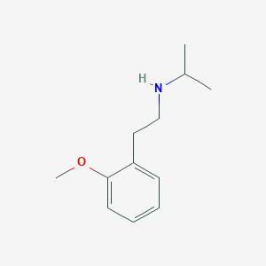 molecular formula C12H19NO B180126 [2-(2-Methoxyphenyl)ethyl](propan-2-yl)amine CAS No. 167546-89-6
