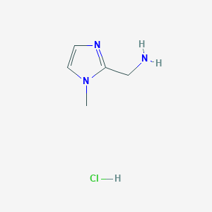 molecular formula C5H10ClN3 B180133 (1-Methyl-1H-imidazol-2-yl)methanamine hydrochloride CAS No. 161493-94-3