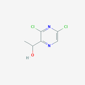 molecular formula C6H6Cl2N2O B180139 1-(3,5-Dichloropyrazin-2-yl)ethanol CAS No. 136866-33-6