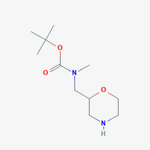 molecular formula C11H22N2O3 B180151 叔丁基甲基(吗啉-2-基甲基)氨基甲酸酯 CAS No. 185692-04-0