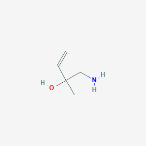 molecular formula C5H11NO B180154 1-Amino-2-methylbut-3-en-2-ol CAS No. 15158-22-2