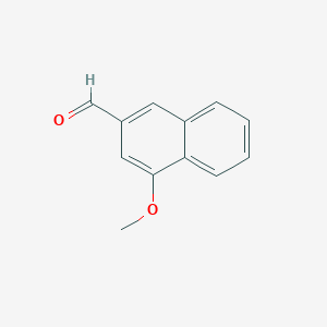 molecular formula C12H10O2 B180155 4-Methoxy-2-naphthaldehyde CAS No. 123239-64-5