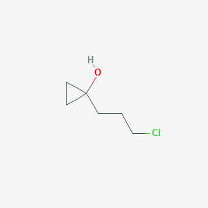 molecular formula C6H11ClO B180157 1-(3-chloropropyl)cyclopropan-1-ol CAS No. 174790-32-0