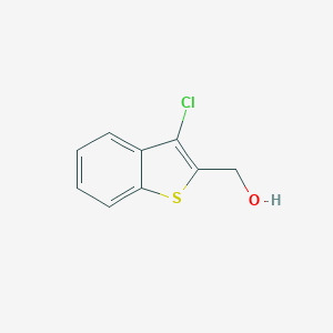 molecular formula C9H7ClOS B180160 (3-Chloro-1-benzothien-2-yl)methanol CAS No. 124168-55-4