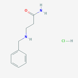 molecular formula C10H15ClN2O B180161 3-(Benzylamino)propanamide hydrochloride CAS No. 114741-49-0