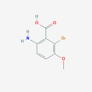 molecular formula C8H8BrNO3 B180174 6-Amino-2-bromo-3-methoxybenzoic acid CAS No. 152946-38-8