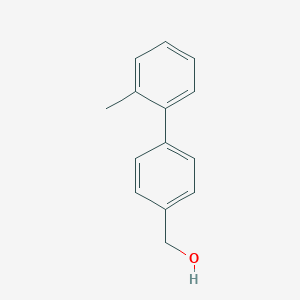 molecular formula C14H14O B180179 (2'-Methyl[1,1'-biphenyl]-4-yl)methanol CAS No. 198206-29-0