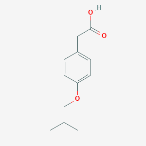 molecular formula C12H16O3 B180191 2-[4-(2-Methylpropoxy)phenyl]acetic acid CAS No. 13362-94-2