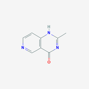 molecular formula C8H7N3O B180197 2-Methylpyrido[4,3-d]pyrimidin-4(3H)-one CAS No. 16952-45-7