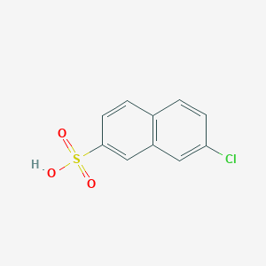 molecular formula C10H7ClO3S B180200 7-Chloronaphthalene-2-sulfonic acid CAS No. 102878-15-9