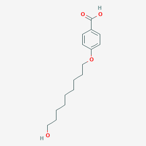 molecular formula C16H24O4 B180201 4-[(9-Hydroxynonyl)oxy]benzoic acid CAS No. 185810-26-8